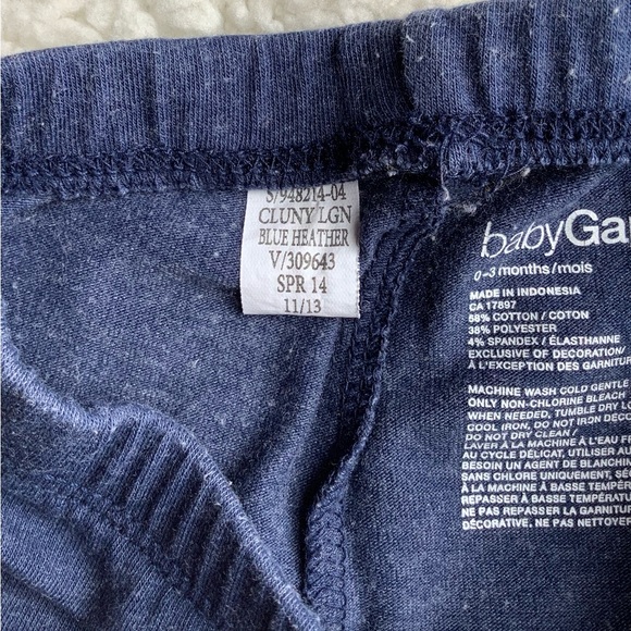 Baby Gap Blue Pants 0-3 Months 0M to 3M - Picture 3 of 4